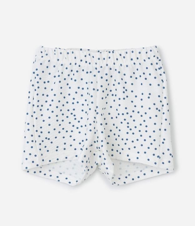 Conjunto Infantil con Estampa de Lunares Texturizado - Talle 0 a 18 Meses 6