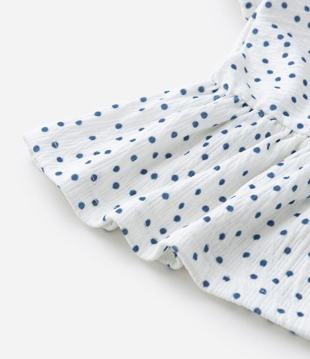 Conjunto Infantil con Estampa de Lunares Texturizado - Talle 0 a 18 Meses 9