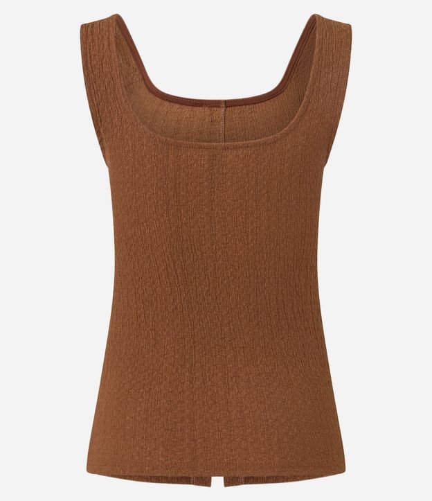 Blusa Musculosa Texturizada con Botones 7