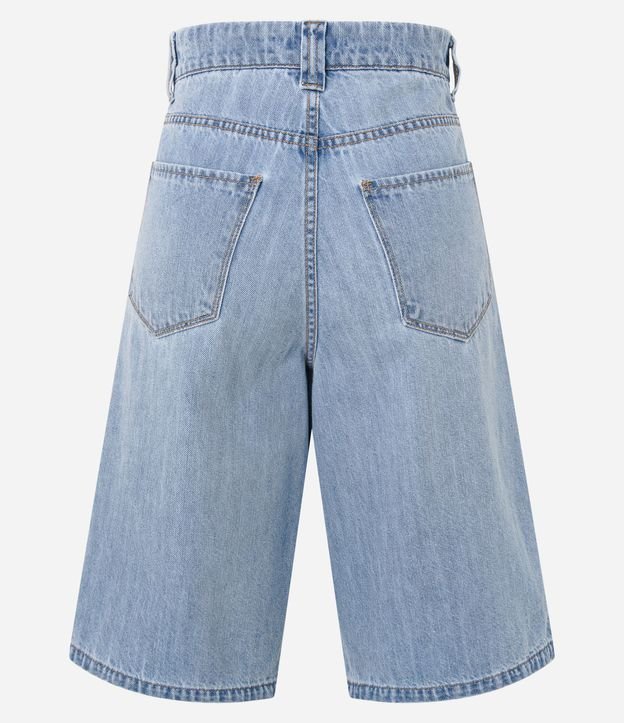 Bermuda Jorts Cintura Alta en Jeans con Bolsillos 7