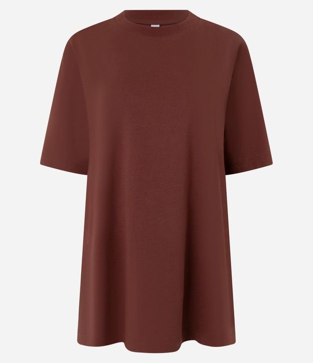 Remera Oversized en Algodón con Manga Corta 6