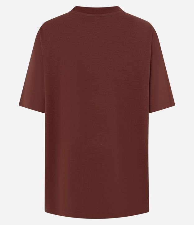 Remera Oversized en Algodón con Manga Corta 7