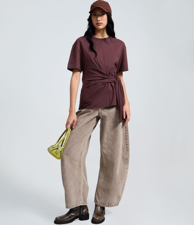 Blusa en Algodón con Lazo Delantero 2