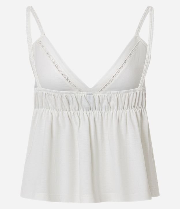Blusa de Breteles con Lazo y Recortes 10