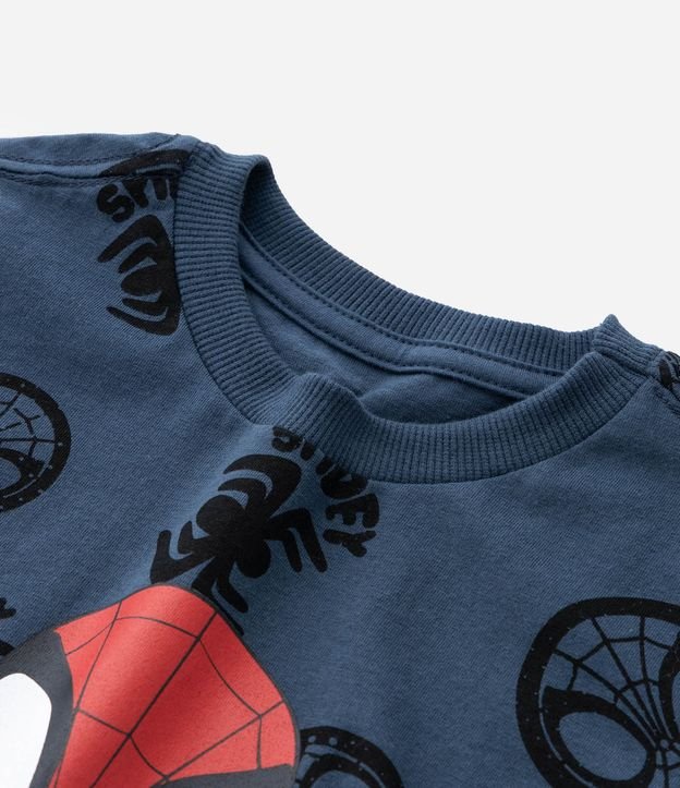 Remera Infantil en Algodón Estampa Spidey - Talle 2 a 6 años 5