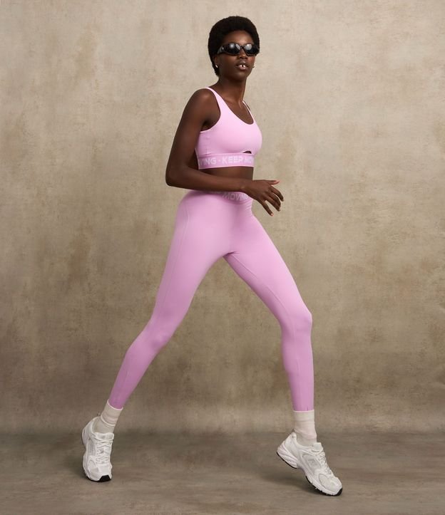 Pantalón Legging Deportiva en Microfibra con Cintura Elástica Keep Mooving 6