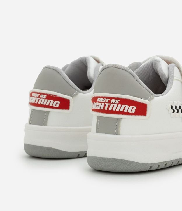 Tenis Infantil en PU con Patch Coches - Talle 20 a 27 8