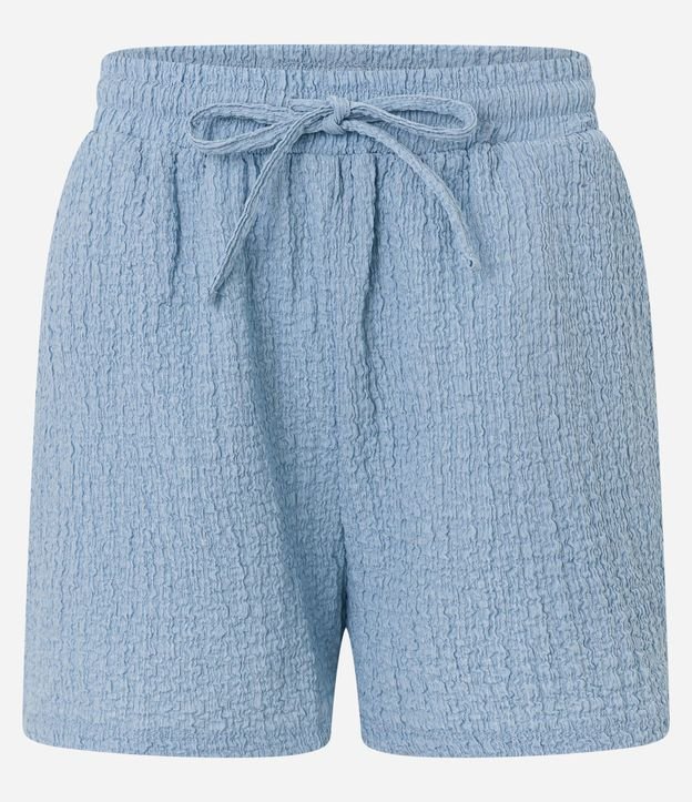 Bermuda Recta en Chambray Texturizada 6