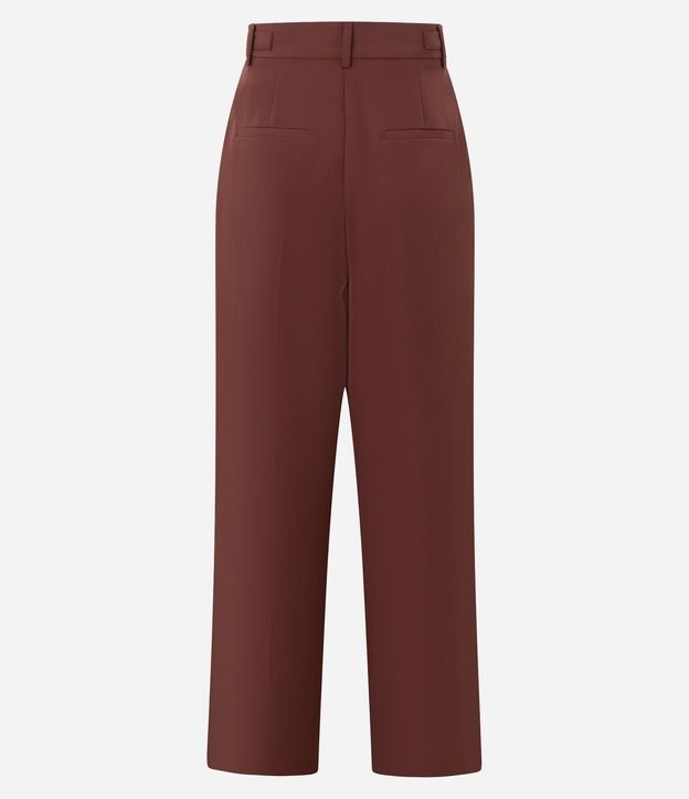 Pantalón Wide Leg sastrería con Detalles Laterales en la Cintura 8
