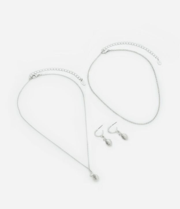 Conjunto Collar y Caravana con Cadena y Colgante Limón 2