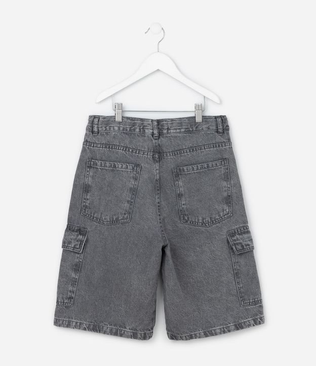 Bermuda Baggy Infantil con Bolsillos Cargo - Talle 5 a 14 años 4