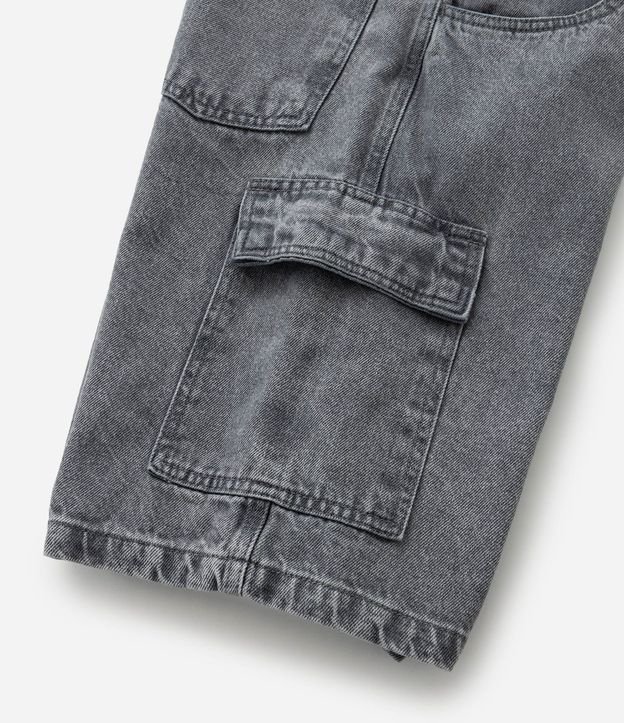 Bermuda Baggy Infantil con Bolsillos Cargo - Talle 5 a 14 años 6