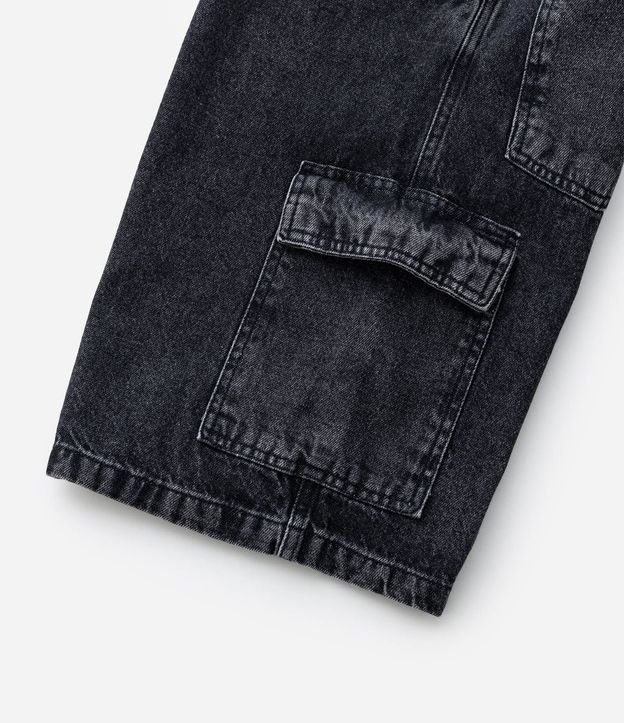 Bermuda Baggy Infantil con Bolsillos Cargo - Talle 5 a 14 años