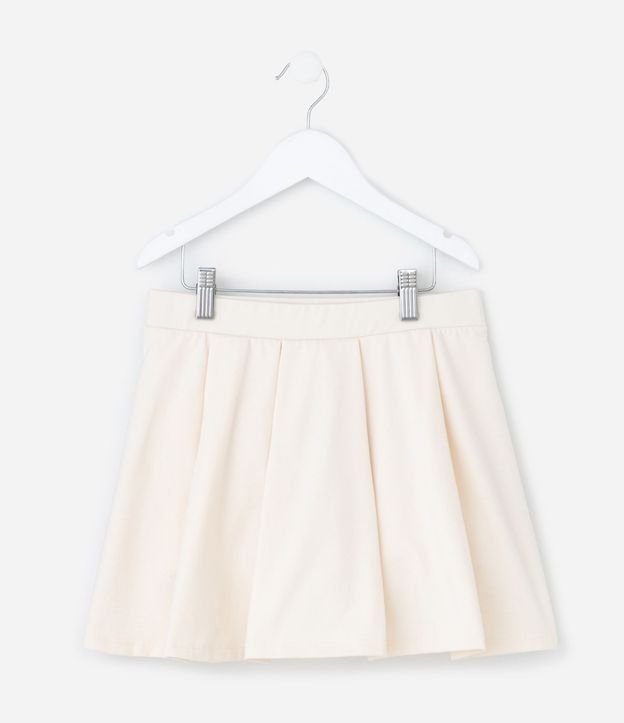 Short Pollera Infantil con Pliegues - Talle 5 a 14 años 3