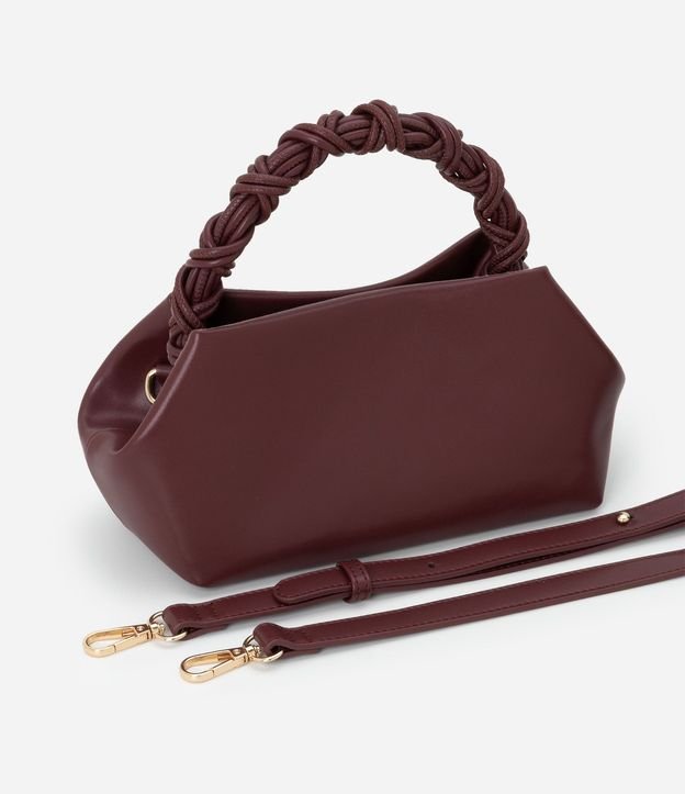 Cartera Pequeña con Correa de Mano Trenzada y Asa Larga 7