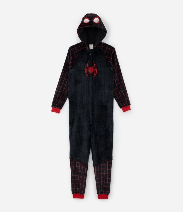 Pijama Jumper Infantil en Fleece con Bordado Spider-Man - Talle 4 a 14 años 2
