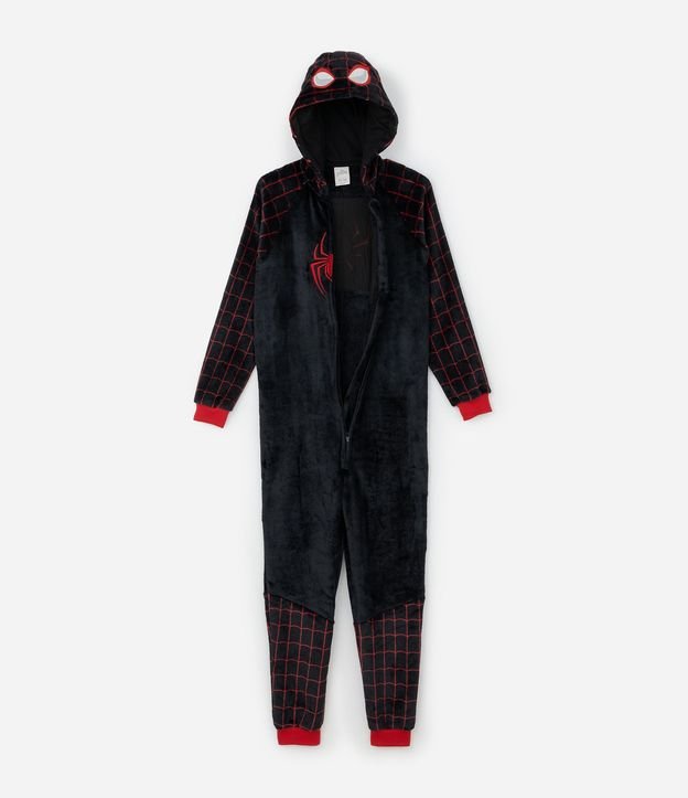Pijama Jumper Infantil en Fleece con Bordado Spider-Man - Talle 4 a 14 años 3