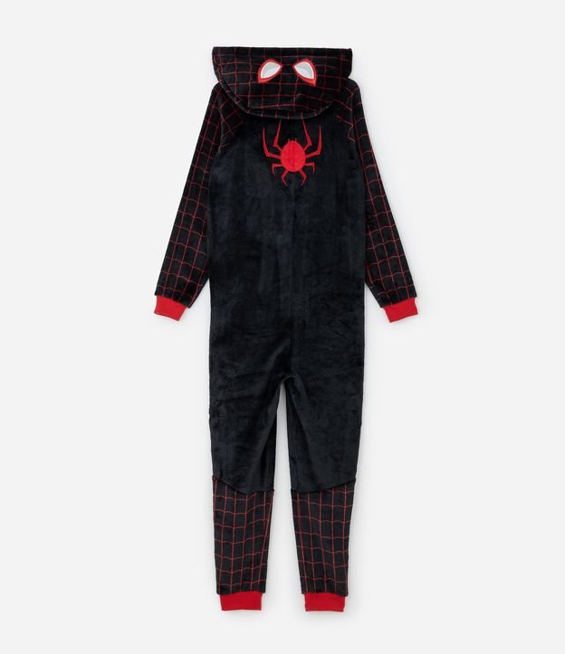 Pijama Jumper Infantil en Fleece con Bordado Spider-Man - Talle 4 a 14 años 4