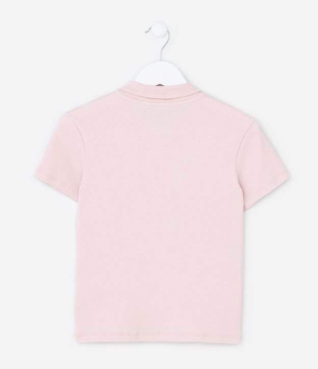 Remera Infantil en Rib con Cuello Polo - Talle 5 a 14 años 3