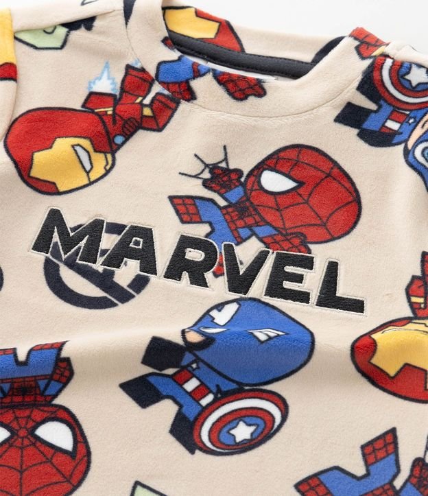 Pijama Infantil Largo en Plush con Estampa dw Baby Marvel – Talle 2 a 8 años 11