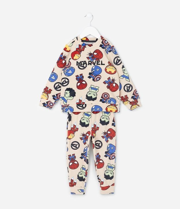 Pijama Infantil Largo en Plush con Estampa dw Baby Marvel – Talle 2 a 8 años 2