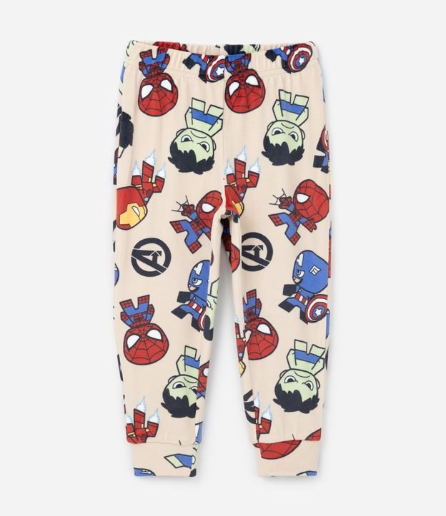 Pijama Infantil Largo en Plush con Estampa dw Baby Marvel – Talle 2 a 8 años 5