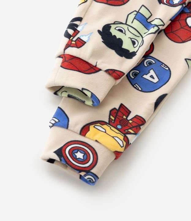 Pijama Infantil Largo en Plush con Estampa dw Baby Marvel – Talle 2 a 8 años 7