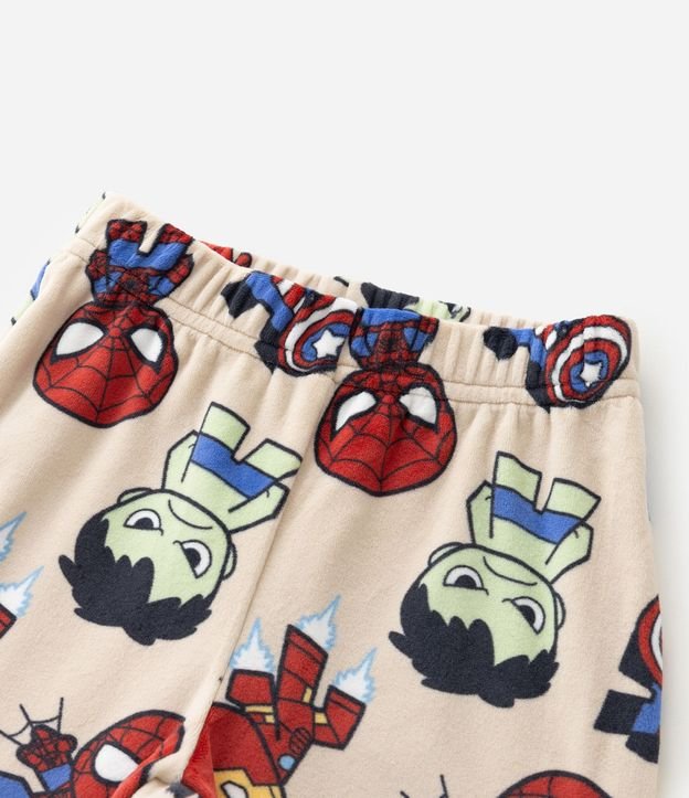 Pijama Infantil Largo en Plush con Estampa dw Baby Marvel – Talle 2 a 8 años 8