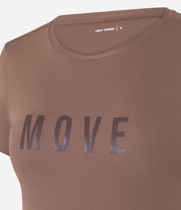 Remera Deportiva Texturizada con Estampa Move 5