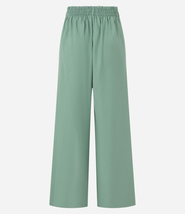 Pantalón Wide Leg Sastrería con Cinturón Incorporado 8