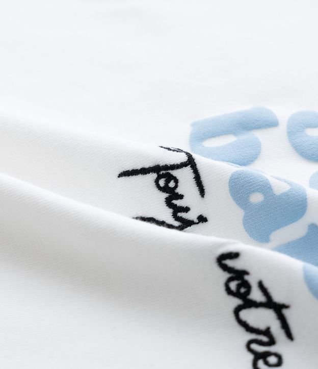 Blusa Infantil Ajustada con Detalle Contrastante y Moña - Talle 5 a 14 años 6