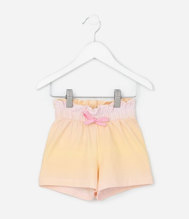 Short Clochard Infantil en Cotton con Estampa Tie Dye - Talle 1 a 6 años 2