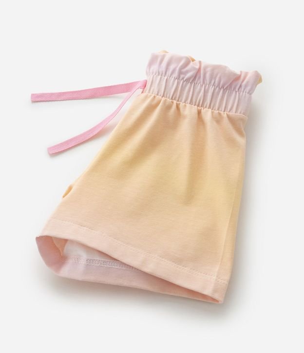 Short Clochard Infantil en Cotton con Estampa Tie Dye - Talle 1 a 6 años 5