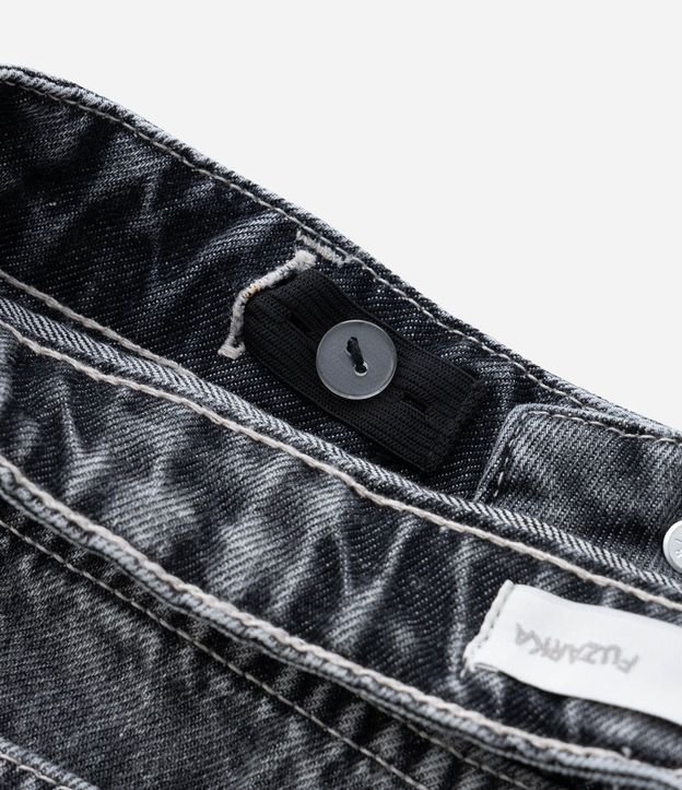 Pantalón Slouchy Infantil en Jeans con Bolsillo Cargo - Talle 5 a 14 años 7
