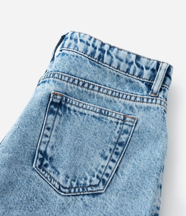 Bermuda Infantil en Jeans con Cinturón de Corazón - Tam  5 a 14 años 7