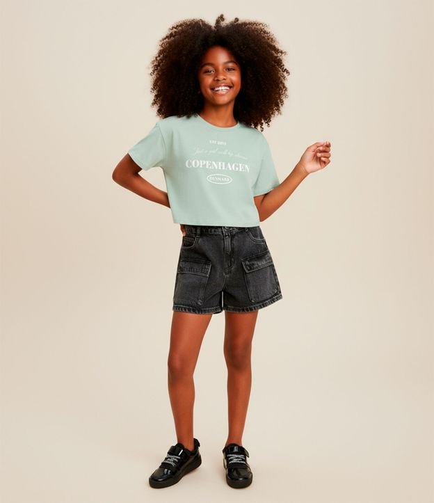Remera Infantil con Lettering Copenhagen - Talle 5 a 14 años
