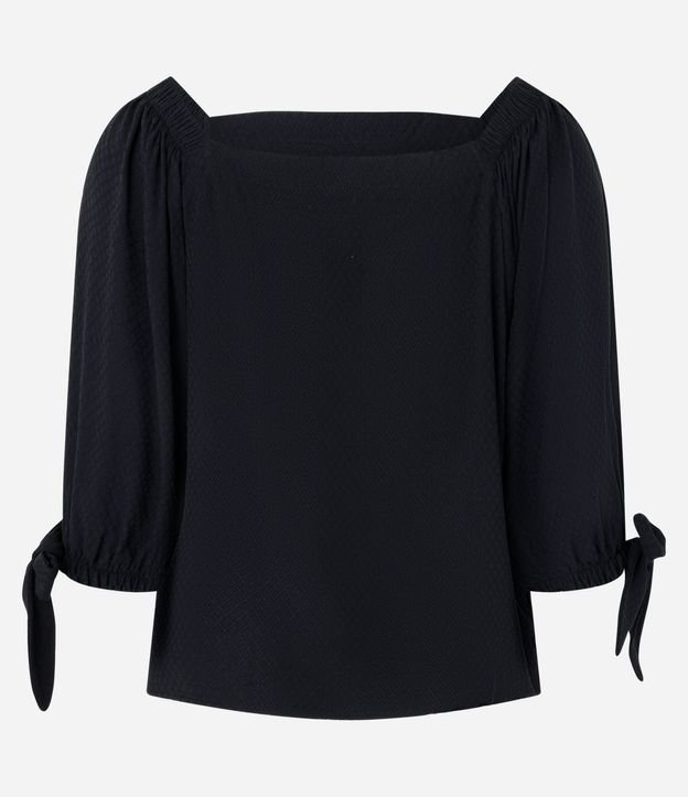 Blusa Sastrería en Viscosa con Lazo en el Puño 9