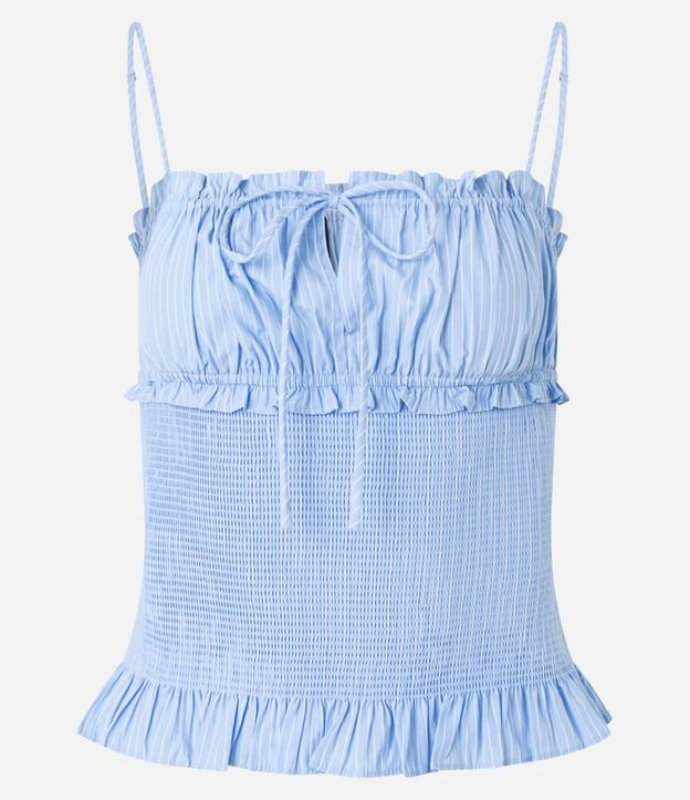 Blusa de Asa en Laise con Fruncidos y Lastex 6