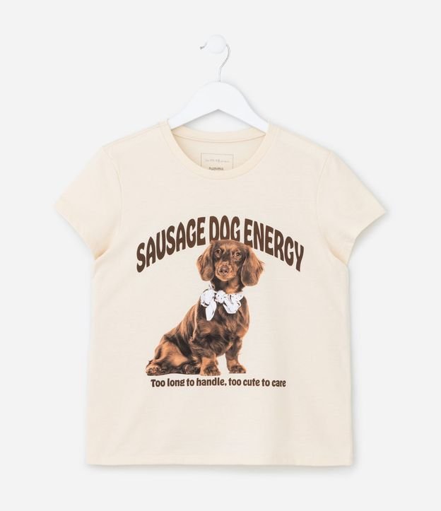 Remera Infantil con Estampa Perrito - Talle 5 a 14 años 2