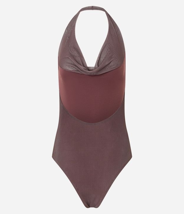 Body Frente Única en Tule con Escote Degagê 7