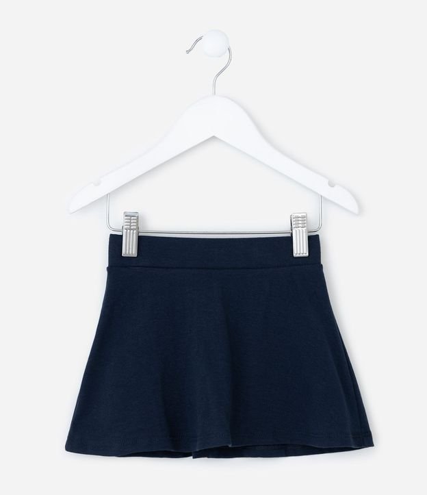 Short Pollera Infantil Básico en Algodón - Talle 1 a 6 años 3