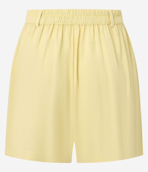 Short en Viscolino con Cintura Sastre y Frisos 7