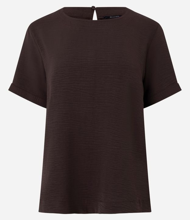 Blusa con Aberturas y Detalles de Pespuntes 5