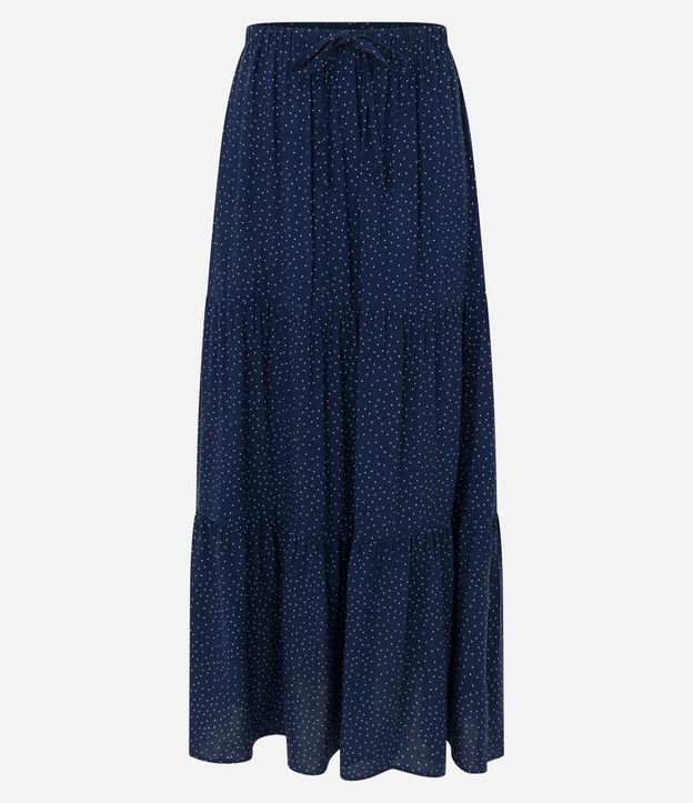 Pollera New Midi en Chalis de Lunares con Cintura Elástica 6