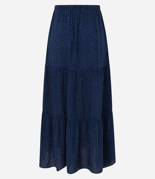 Pollera New Midi en Chalis de Lunares con Cintura Elástica 8
