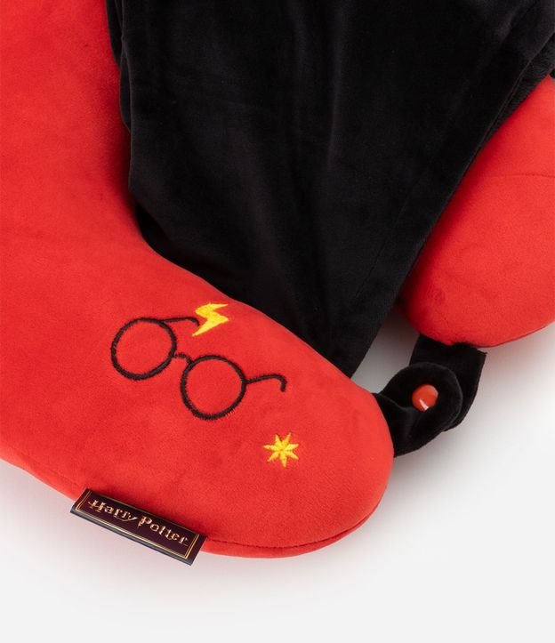 Almohada de Viaje en Poliamida con Capuchay Estampa Harry Potter 7