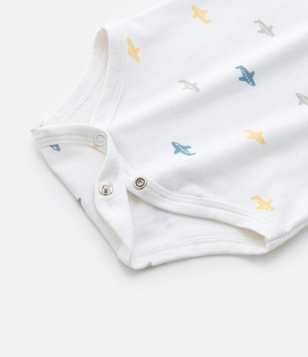 Body Infantil con Estampa de Aviones - Talle 0 a 18 meses 6