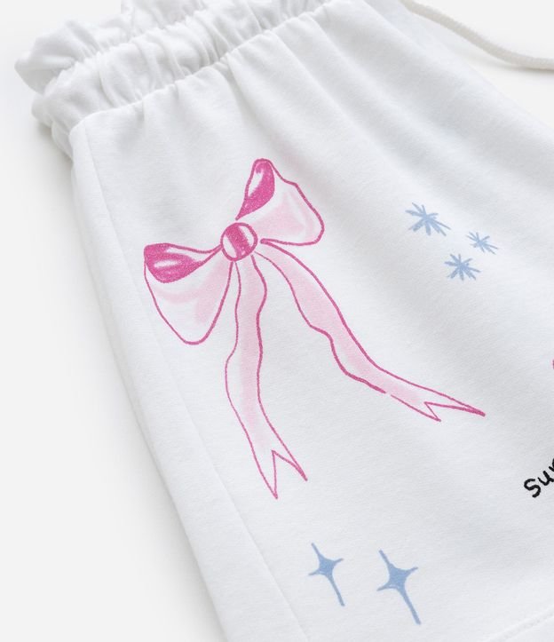 Short Regular Infantil con Estampa de Ícones Sweet Doodles - Talle 5 a 14 años 5