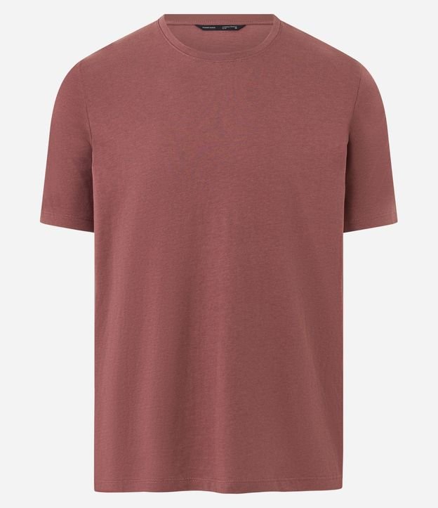 Remera Slim Básica en Algodón Peruano con Cuello Redondo 4