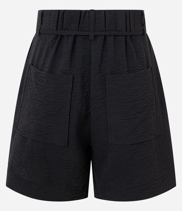 Short Recto Cintura Alta en Airflow con Lazo 7